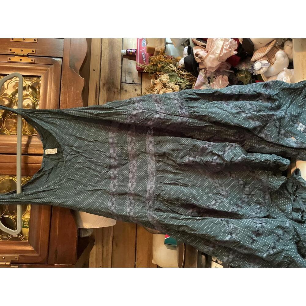 Intimately Free People Tunic Tank Top Womens Size largevRed Maroon Romantic Lacy